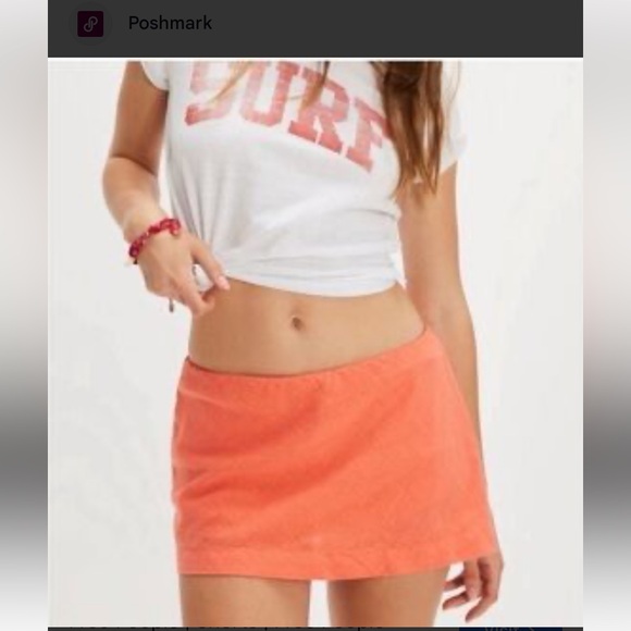 Free-est by Free People Dresses & Skirts - NWOT Free-Est By Free People Orange Skort size Medium Skirt